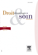 Subscription Droit, déontologie et soin