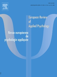 Subscription Revue européenne de psychologie appliquée