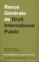 Subscription Revue générale de droit international public