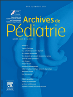 Subscription Archives de pédiatrie