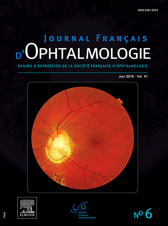 Subscription Journal français d’ophtalmologie