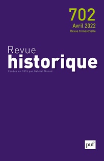 Subscription Revue historique