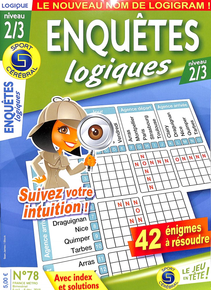 Enquêtes Logiques Niveau 2/3