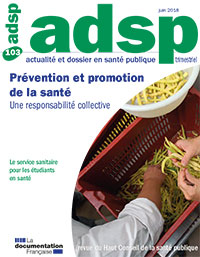 Subscription Actualité et dossier en santé publique (ADSP)