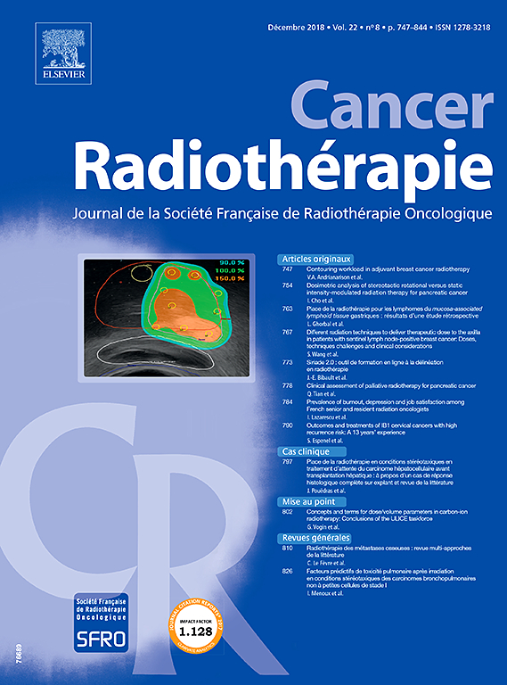 Subscription Cancer / radiothérapie