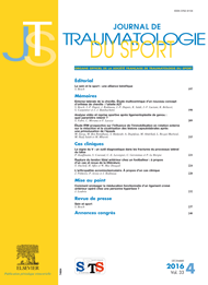 Subscription Journal de traumatologie du sport