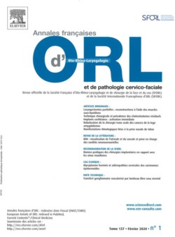 Annales française d'otolaryngologie