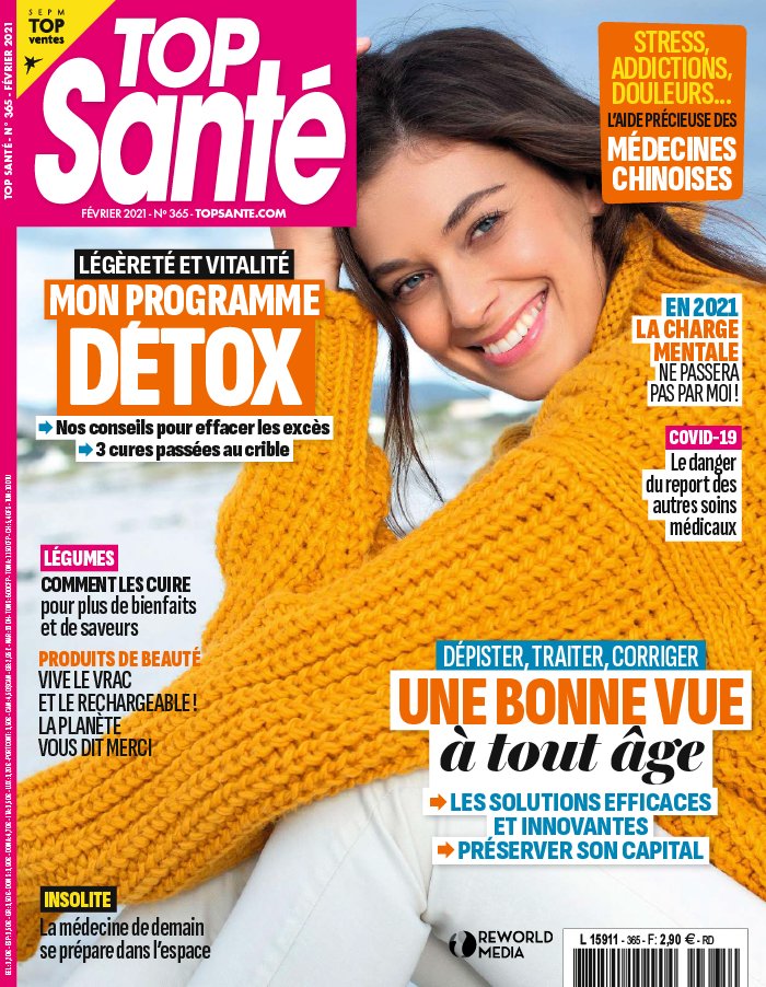 Top Santé Subscription Wellness Magazines -