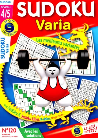 Sudoku Varia niveau 4/5