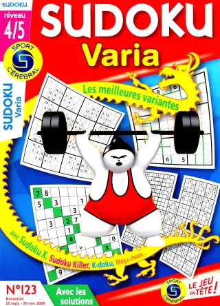 Sudoku Varia niveau 4/5