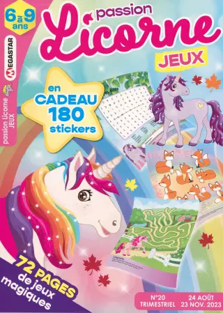 Passion licorne jeux