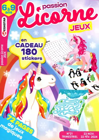 Subscription Passion licorne jeux Magazine - Uni-Presse