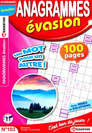 Anagrammes Évasion