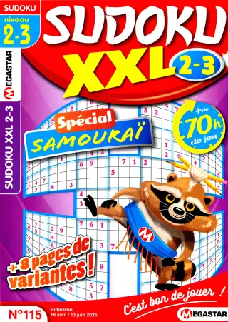 Sudoku XXL Niveau 2-3
