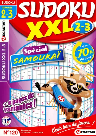 Sudoku XXL Niveau 2-3
