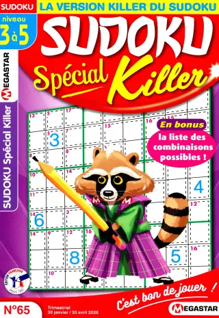 Sudoku Spécial Killer