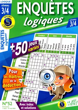 Enquêtes Logiques Niveau 3/4