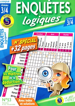 Enquêtes Logiques Niveau 3/4