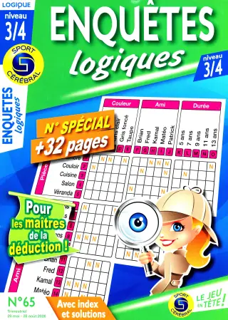 Enquêtes Logiques Niveau 3/4