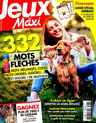 Jeux de Maxi magazine subscription