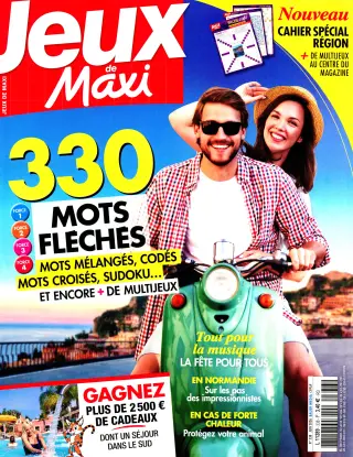 Jeux de Maxi magazine subscription