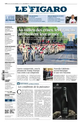 Le Figaro Monday