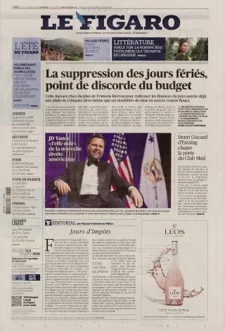 Le Figaro Monday
