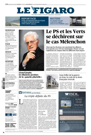 Le Figaro Monday