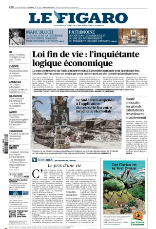 Le Figaro Monday
