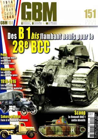 Guerres blindés et matériels – GBM