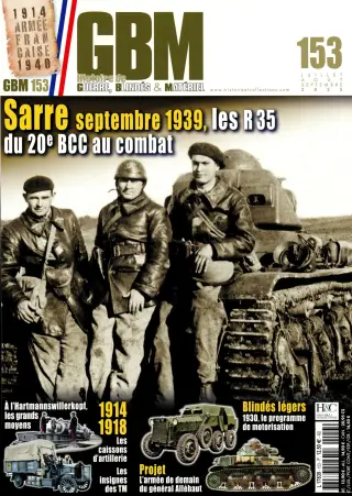 Guerres blindés et matériels – GBM