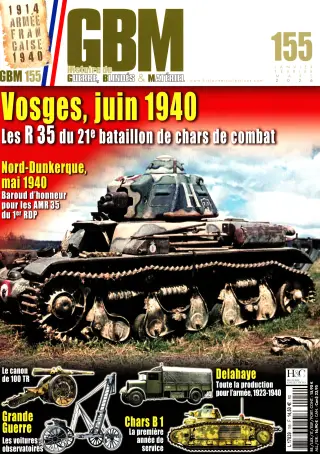 Guerres blindés et matériels – GBM